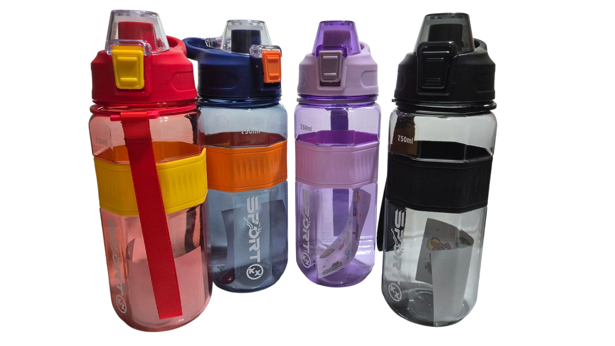 750 ml Kilitli Kapaklı Suluk – Sızdırmaz Spor Matara, Taşınabilir Su Şişesi