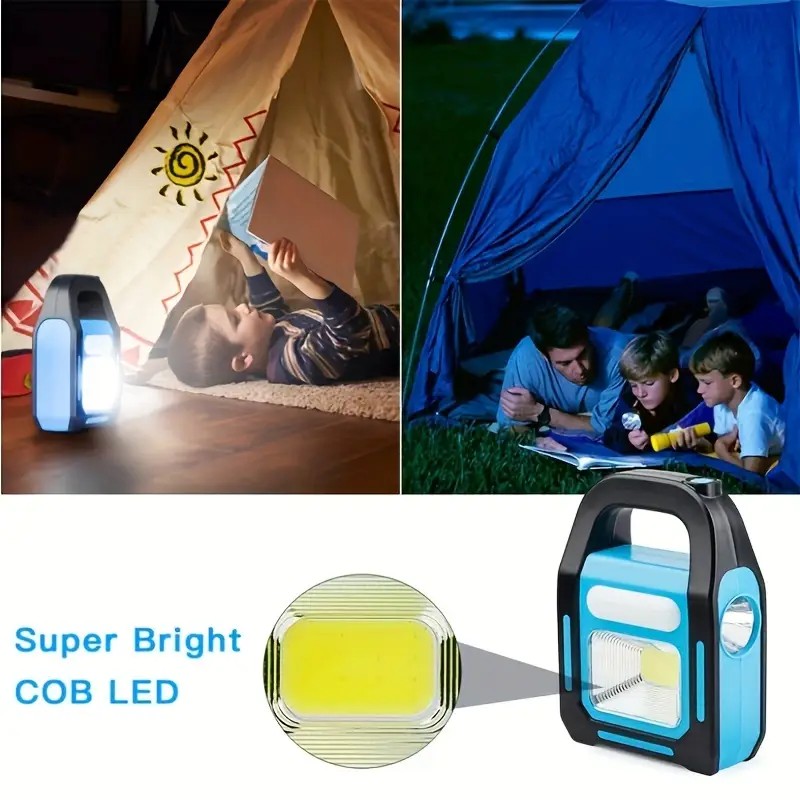 Güneş Enerjili Işıldak ve Powerbank Özellikli Kamp Lambası/ 3 Işık Modu, Outdoor ve Güç Kesintileri Için Ideal