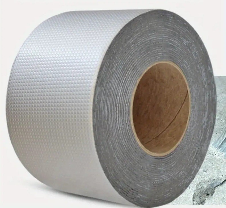Profesyonel Su Geçirmez Alüminyum Folyolu Bant - Çatı Sızıntıları, Yüzey Çatlakları, Pencere Eşiği Boşlukları, Boru Contaları ve Denizcilik Contaları Için 5cm x 2m
