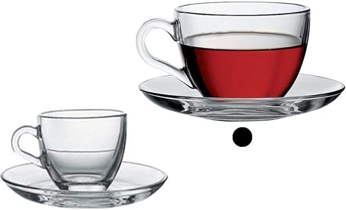 Paşabahçe Basic Cam Çay/Kahve / Espresso Fincanı 12 Parça 85cc