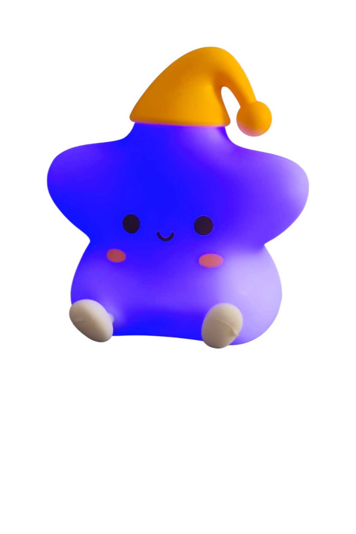 Yıldız Şekilli 5 Mod ile Çalışan LED Gece Lambası Usb Şarj Edilebilir