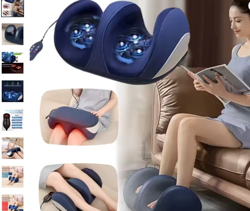 Derin Doku, Shiatsu ,yoğurma Silindiri, Isıtma Özelliğine Sahip Ayak Masaj Cihazı / Foot Massager