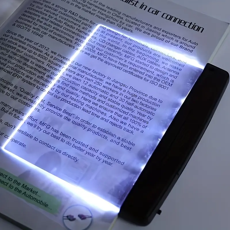 LED Düz Panel Okuma Lambası