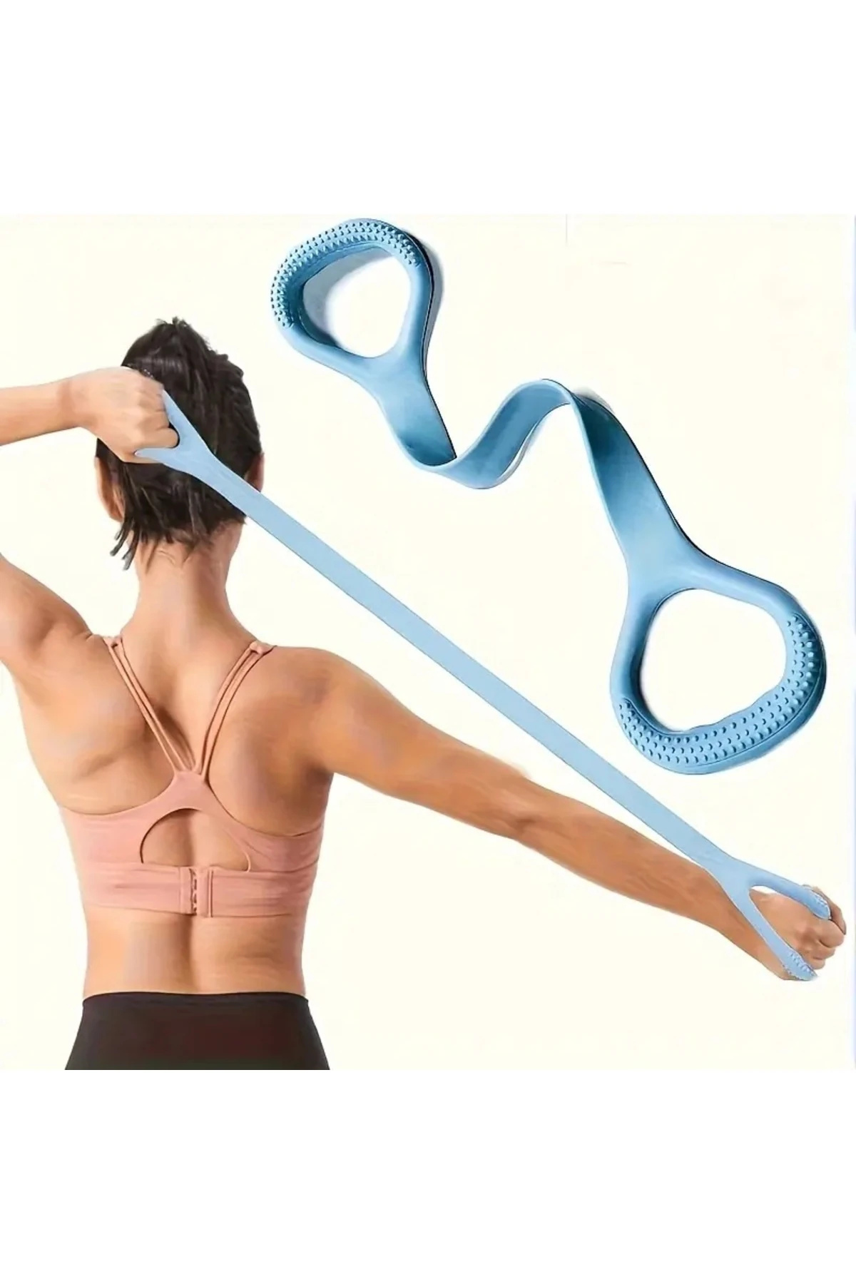 1 Adet Dayanıklı Elastik Direnç Bandı - Tüm Vücut Antrenmanları, Güç Eğitimi & Esneklik Için