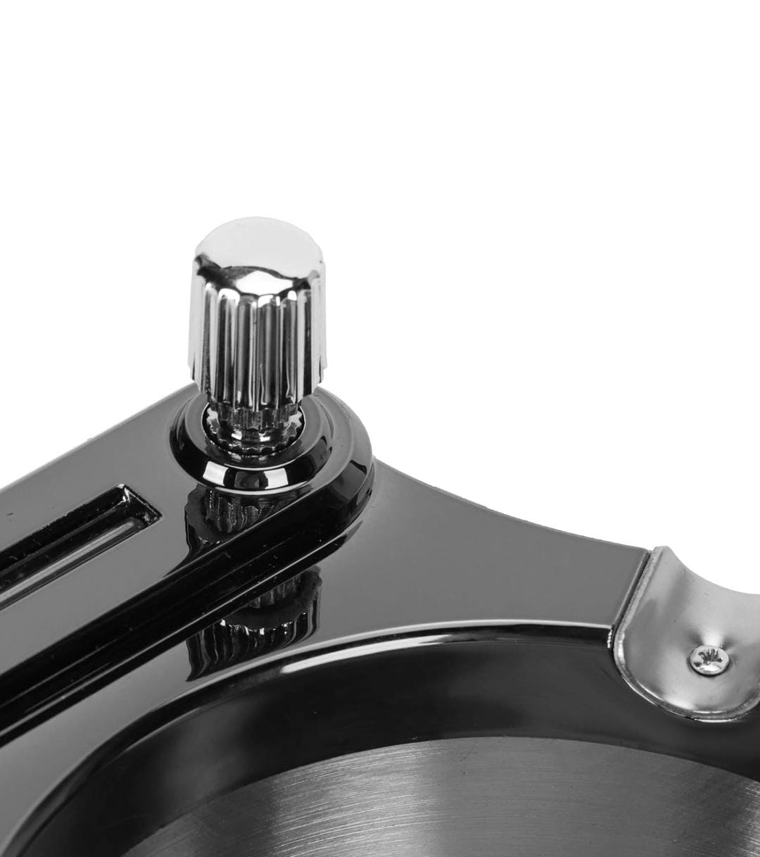 Parlak Retro Metal Küllük – Çok Amaçlı Masaüstü Organizer, Çakmaklı ve Yeniden Kullanılabilir Kibritli