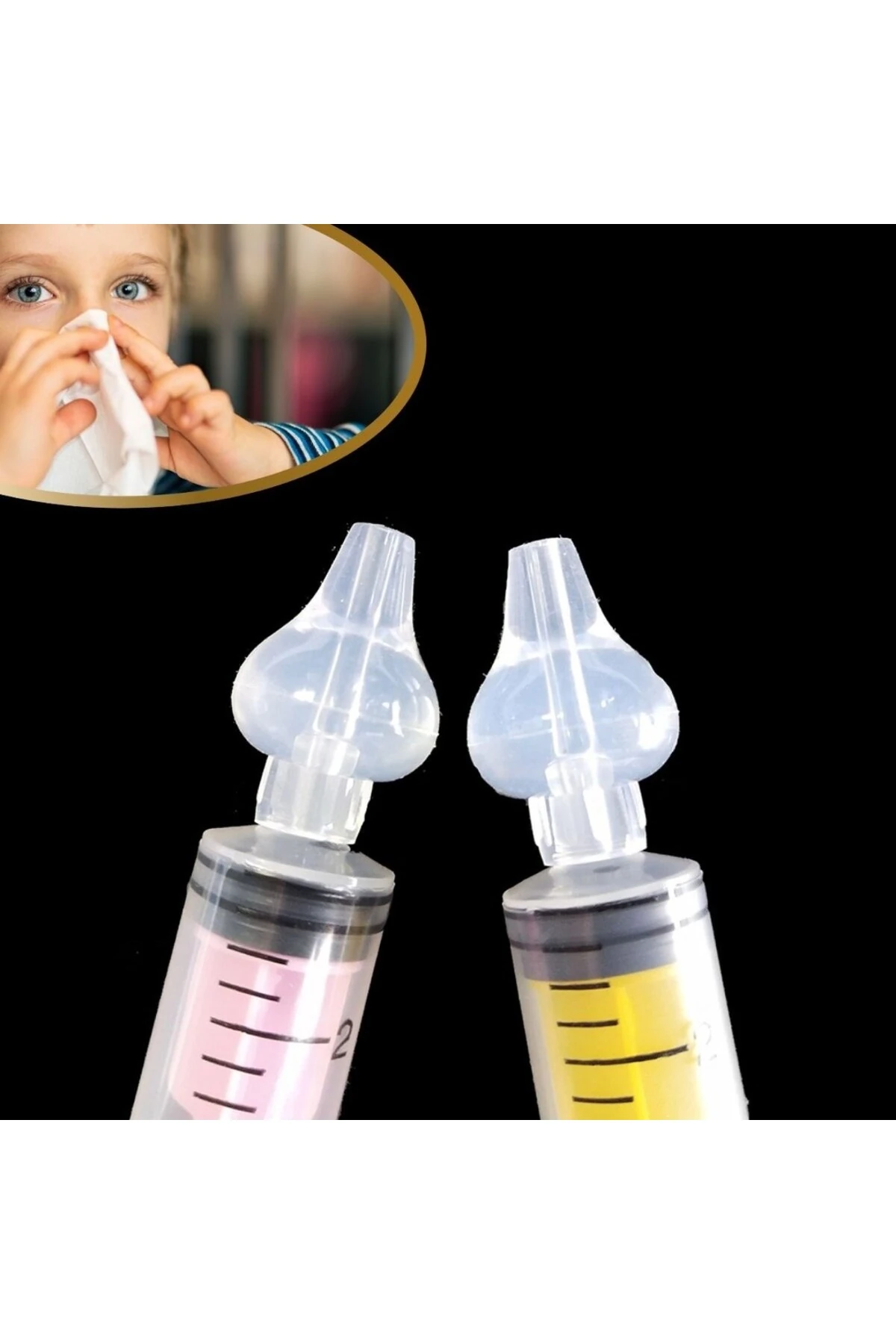 Manuel Burun Temizleyici 10ml Kapasiteli Burun Açıcı Şırınga