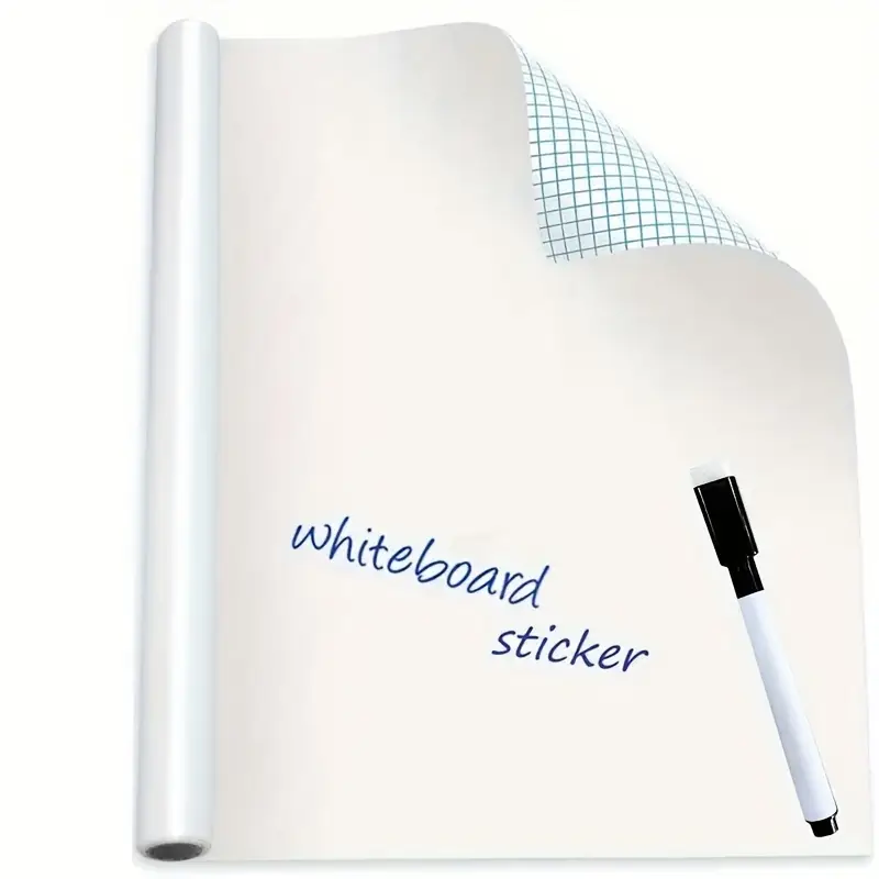 Elektrostatik Beyaz Tahta Sticker, Duvara Uygun, Yazma ve Çizim İçin