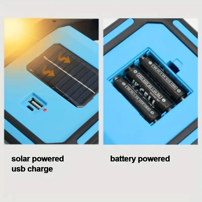 Güneş Enerjili Işıldak ve Powerbank Özellikli Kamp Lambası/ 3 Işık Modu, Outdoor ve Güç Kesintileri Için Ideal
