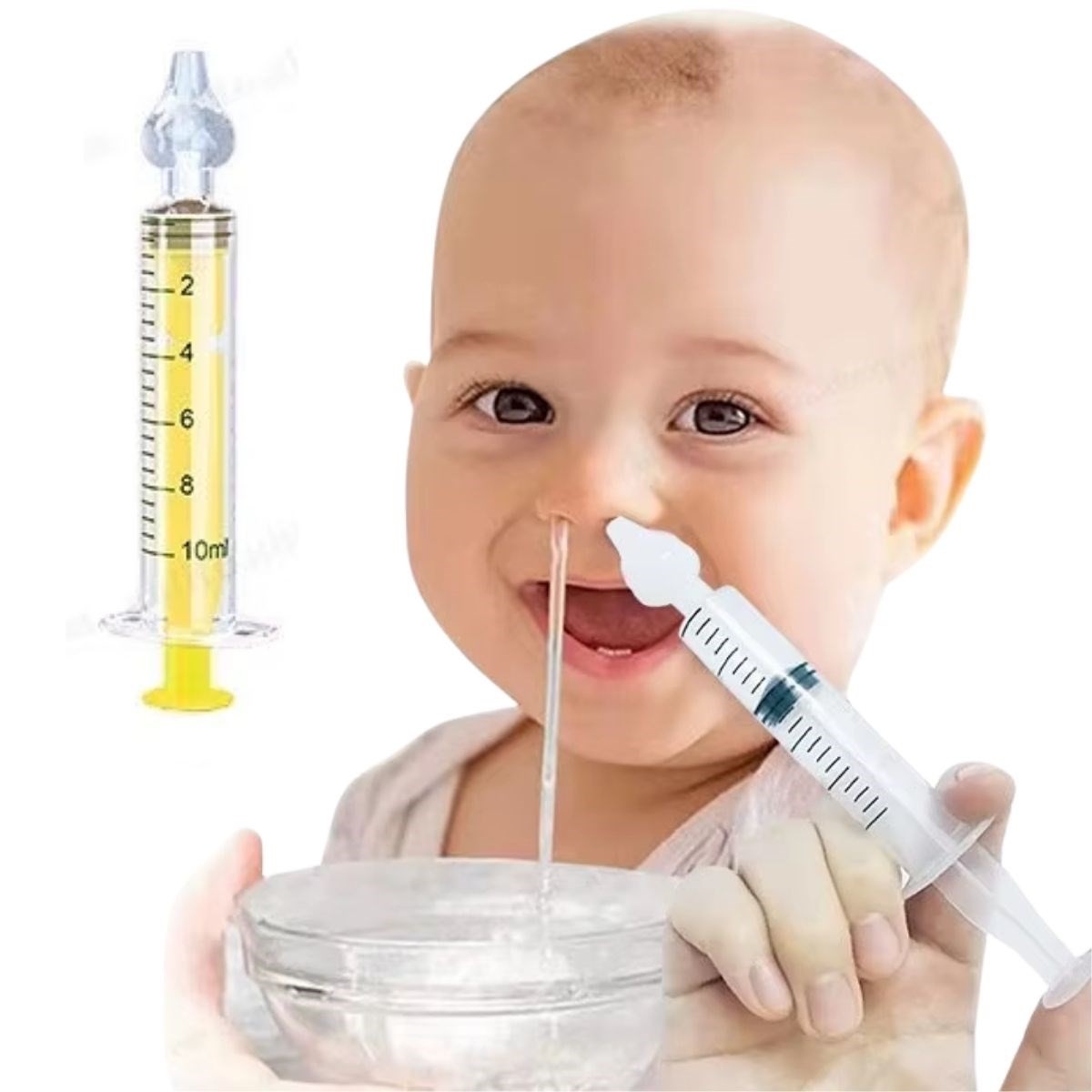 Manuel Burun Temizleyici 10ml Kapasiteli Burun Açıcı Şırınga