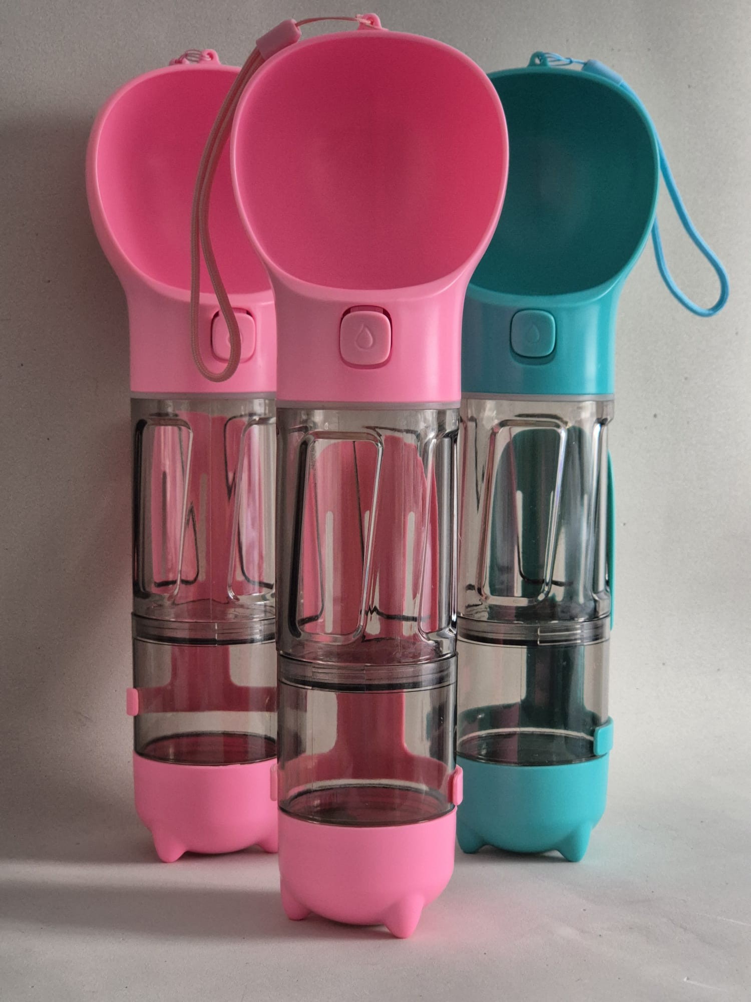 Fonksiyonel Kedi Köpek Suluğu /Mama-Su-Dışkı Poşeti Seti 300ml (İthal Ürün)