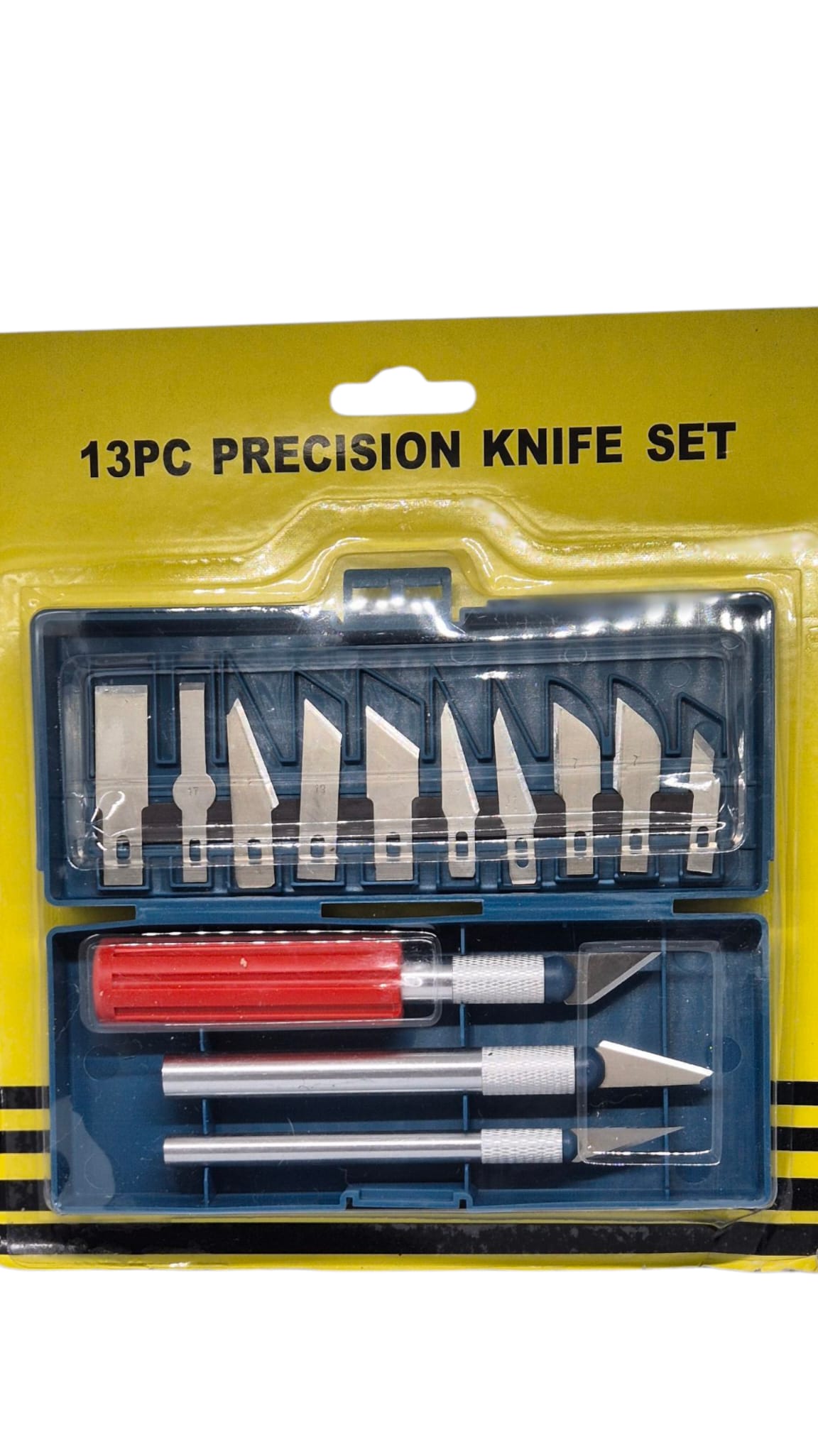 13 Parça Maket Neşter Seti – Hobi, Maket, El Sanatları ve DIY Çalışmaları İçin Çok Amaçlı Kesici Bıçak Seti