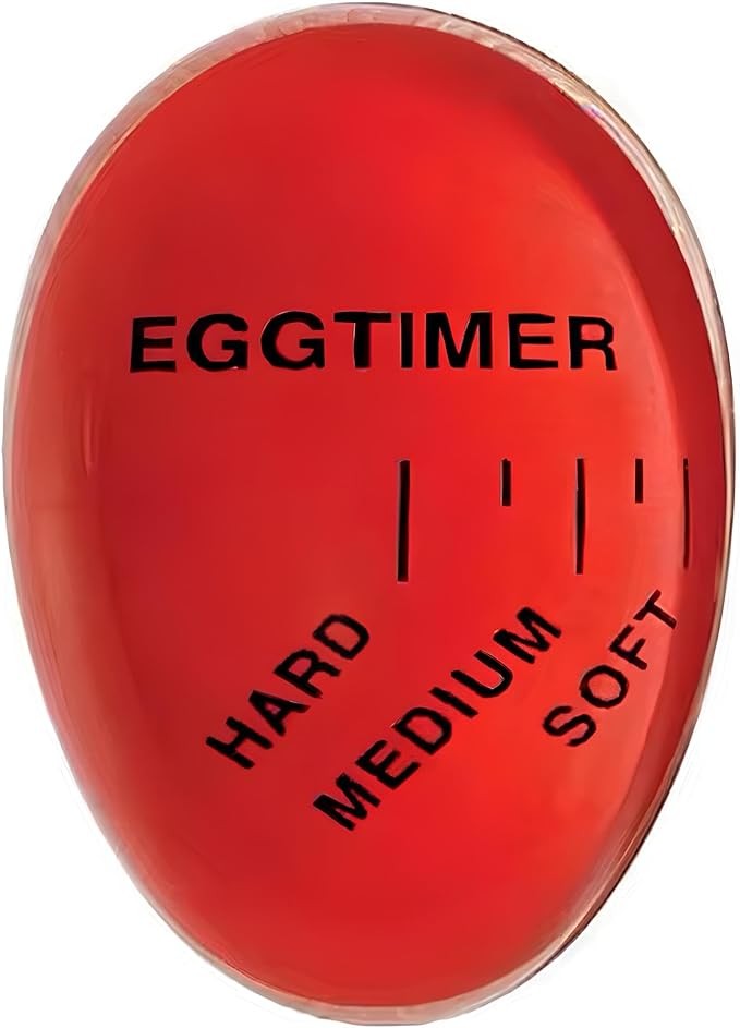 Yumurta Zamanlayıcı Egg Timer – Rafadan, Katı ve Akışkan Isıya Duyarlı Haşlama Yardımcısı