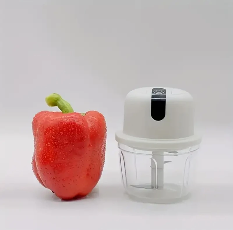 Şarjlı Mini Mutfak Rondo Doğrayıcı – USB Kablosuz Bebek Maması Kıyma Et Sarımsak Soğan Doğrama (280 ml)