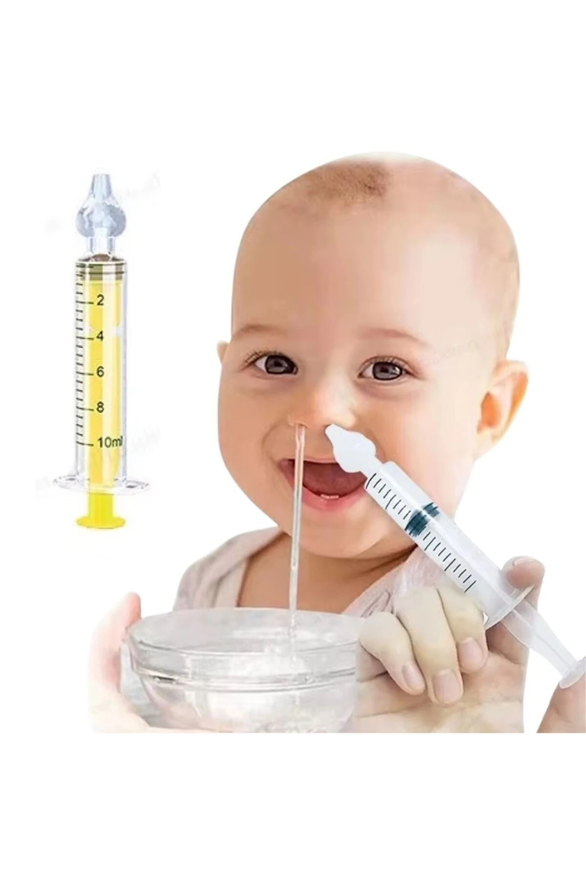 Manuel Burun Temizleyici 10ml Kapasiteli Burun Açıcı Şırınga