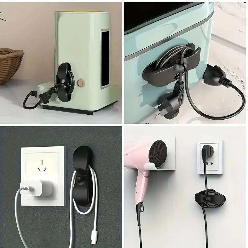 Kablo Düzenleyici Organizer – 2’li Set, Küçük Ev Aletleri İçin Çok Amaçlı Kablo Sarma & Toparlama Aparatı