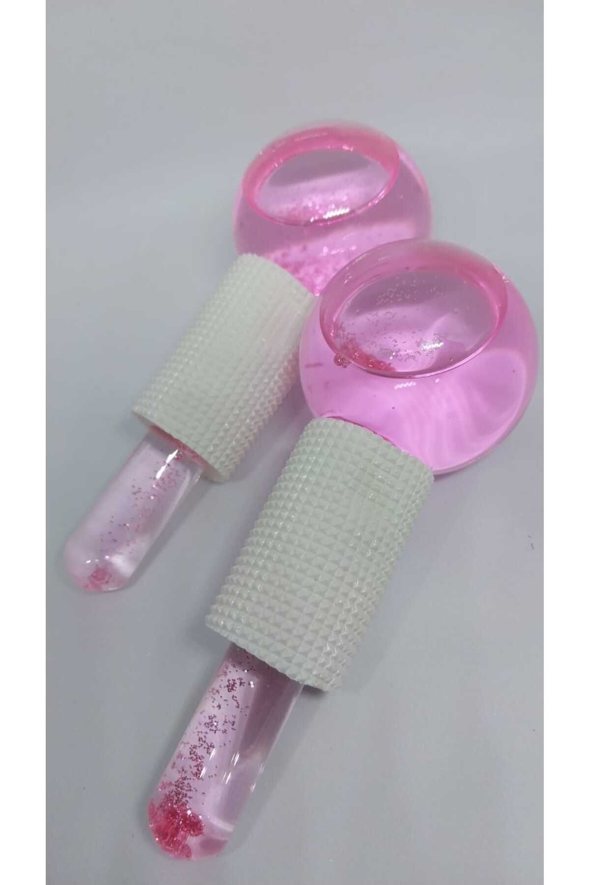 Crystal Ice Ball Roller Yüz Kaldırma Masajı Buz Küresi Soğuk Masaj ve Terapi Topu