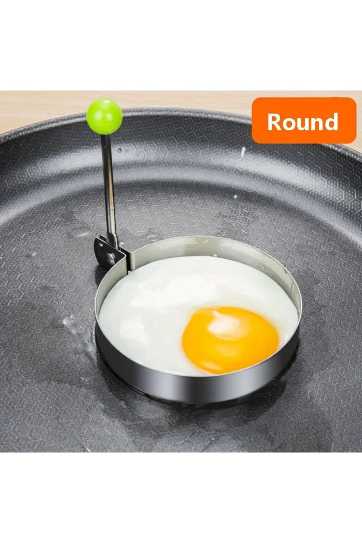 Metal Yuvarlak  Omlet Krep Kalıbı