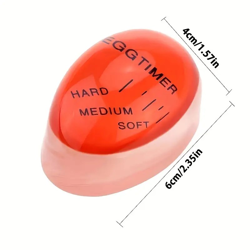 Yumurta Zamanlayıcı Egg Timer – Rafadan, Katı ve Akışkan Isıya Duyarlı Haşlama Yardımcısı