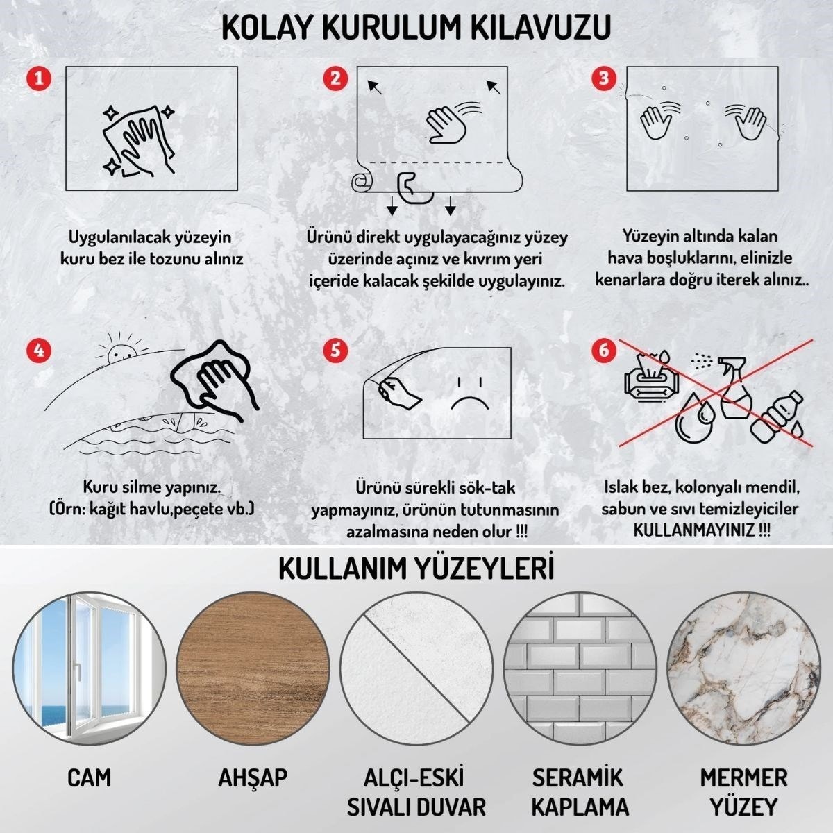 Statik Yapışkanlı Renkli Çarpım Tablosu – 100x100 cm, İngilizce, Eğitici Poster