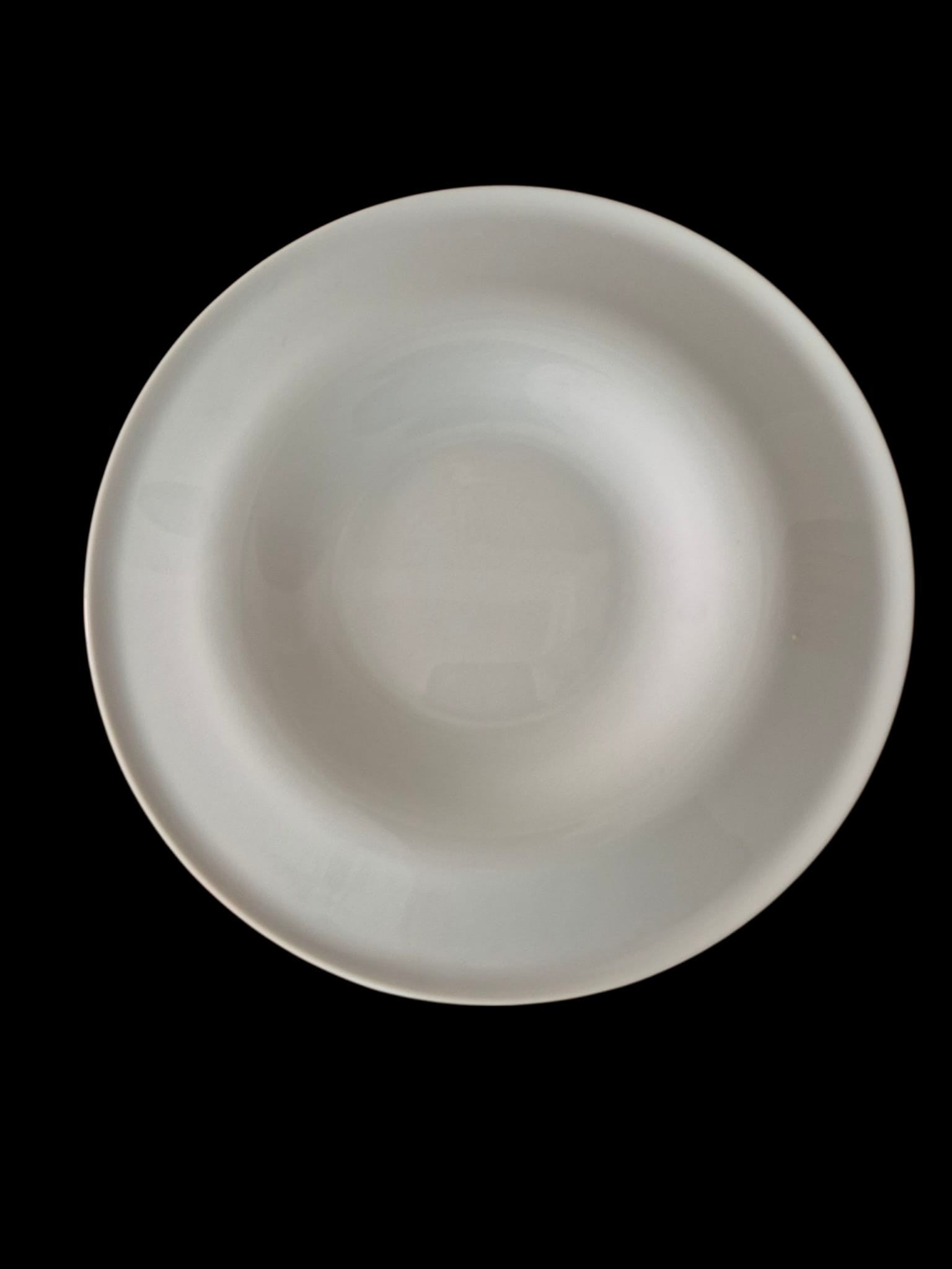  6 Kişilik Moon Beyaz Porsolen  Çukur Tabak 24cm.  / Meze Tabağı 