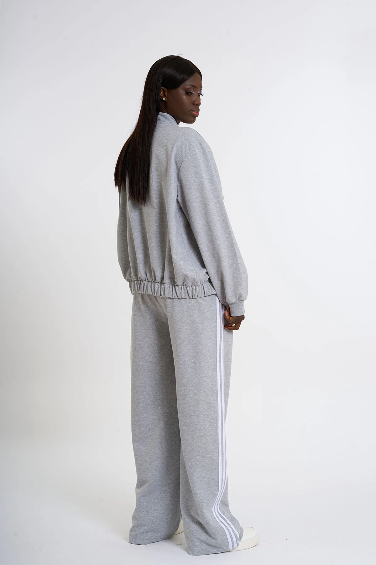 Çizgili Hırkalı Eşofman Takımı