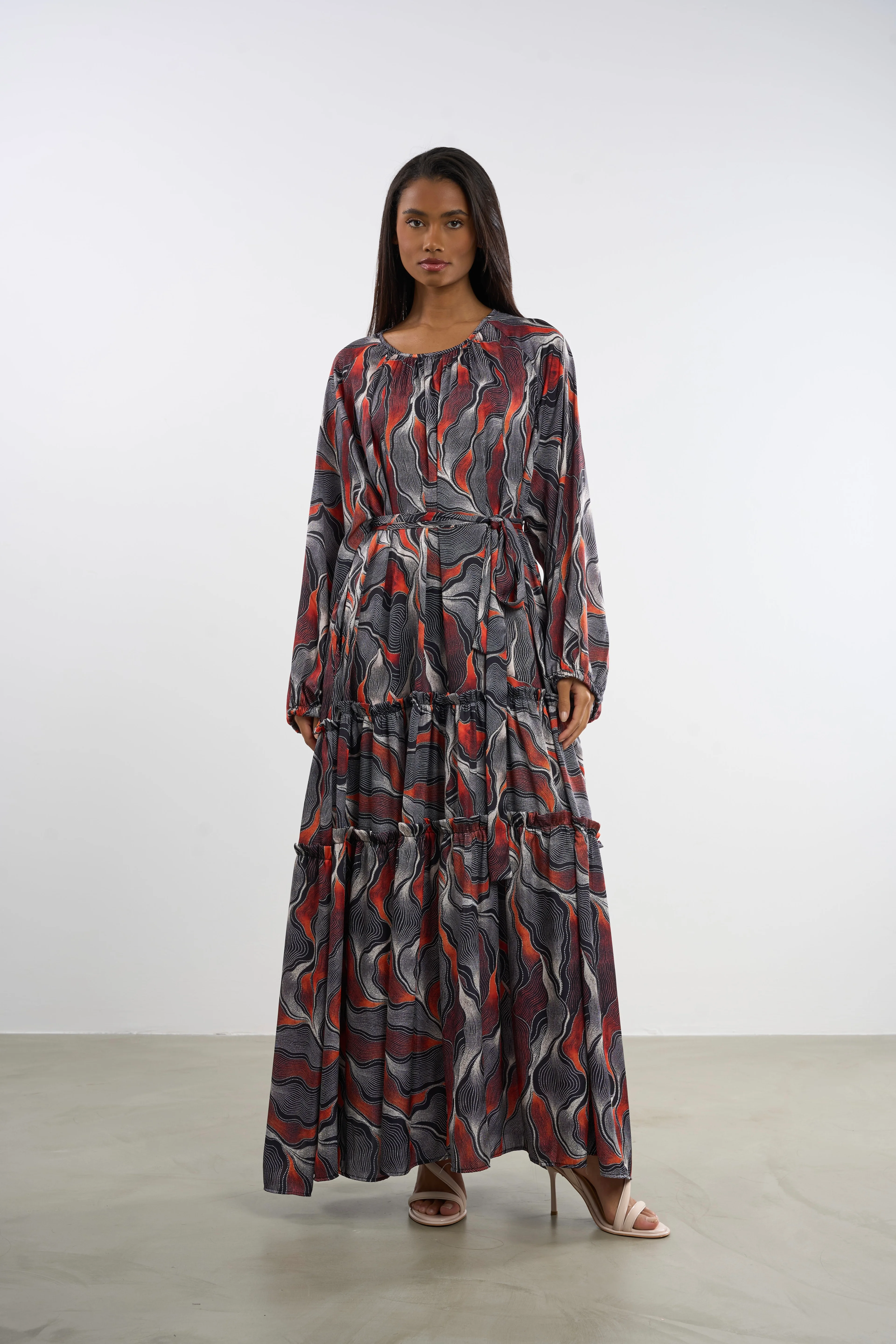 Fırfırlı Elbise | 25297 |44-50 - D92