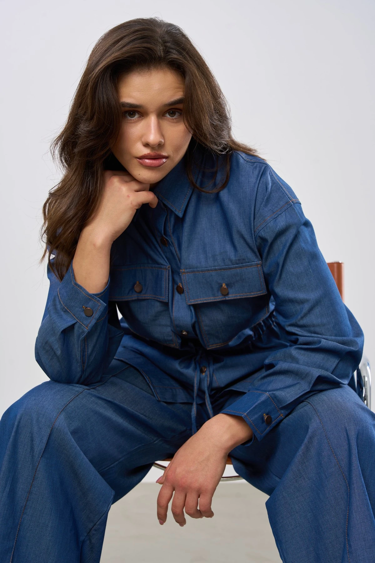 Ensemble Haut Et Bas Bleu Slngr Taille 8 - Occasion Très Bon état - Personnalisé