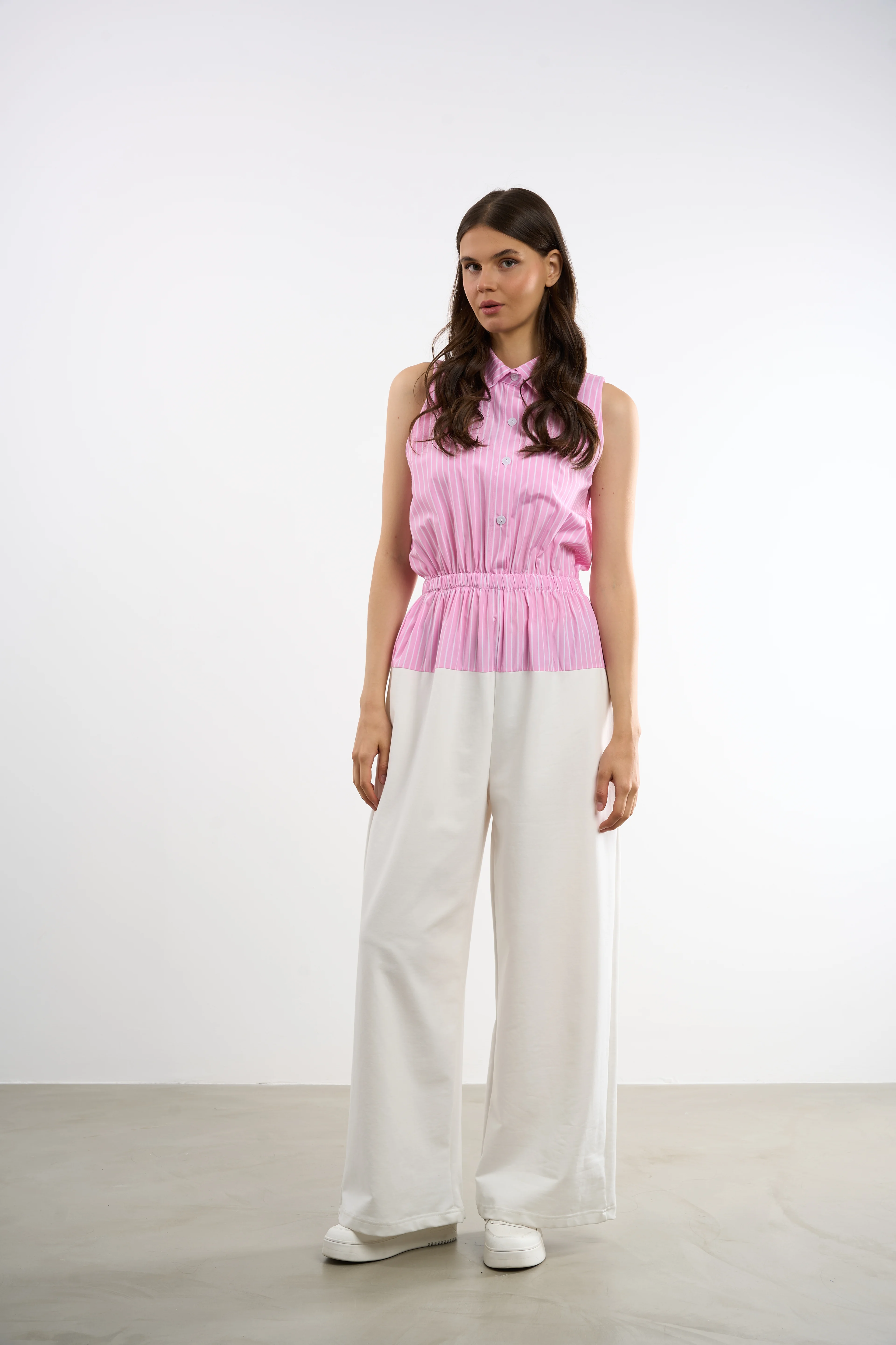 Combinaison à détails chemise | 44-50 | 25243 - ÇPI