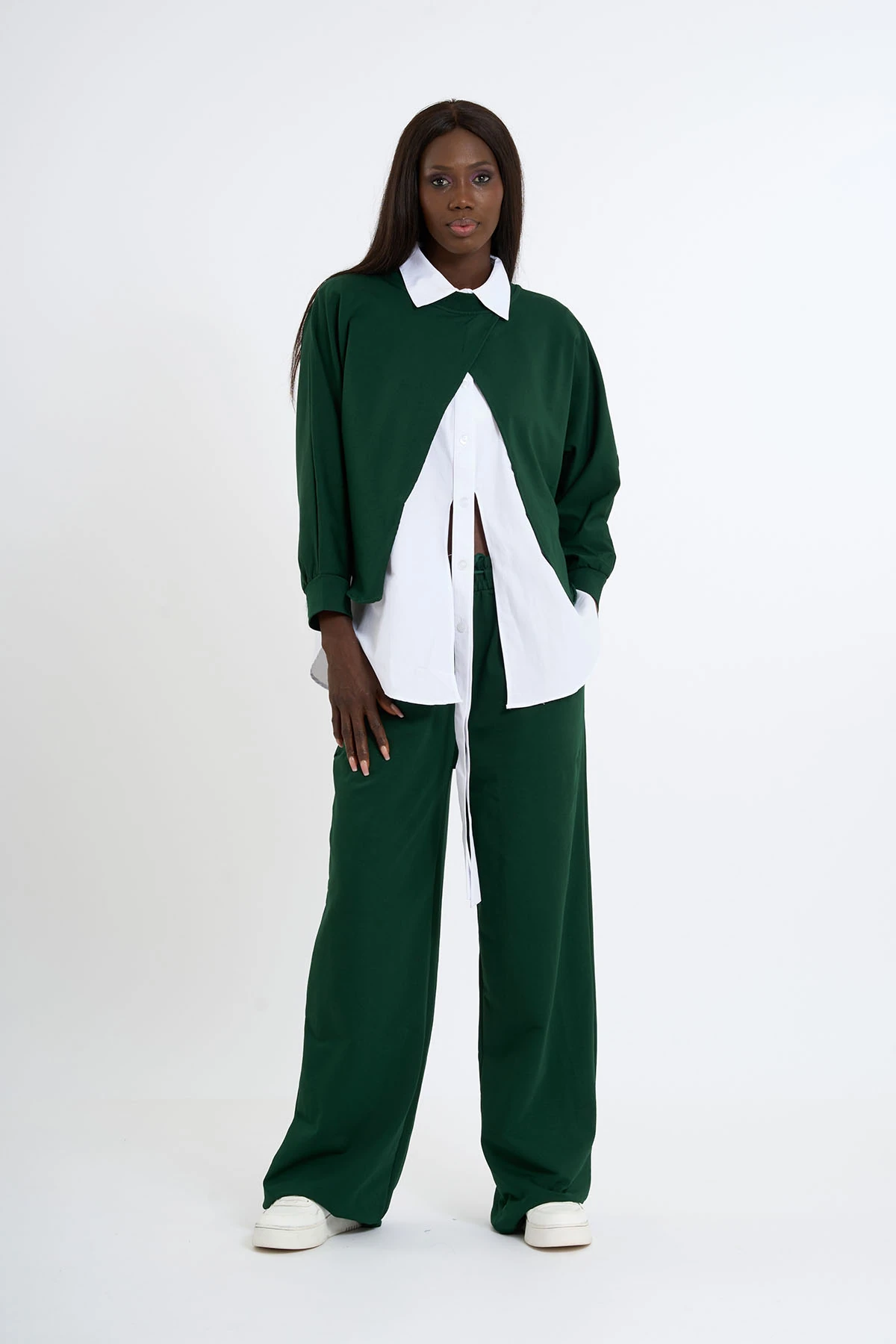 3 Parçalı Takım | 44-50 - KOYU YEŞİL