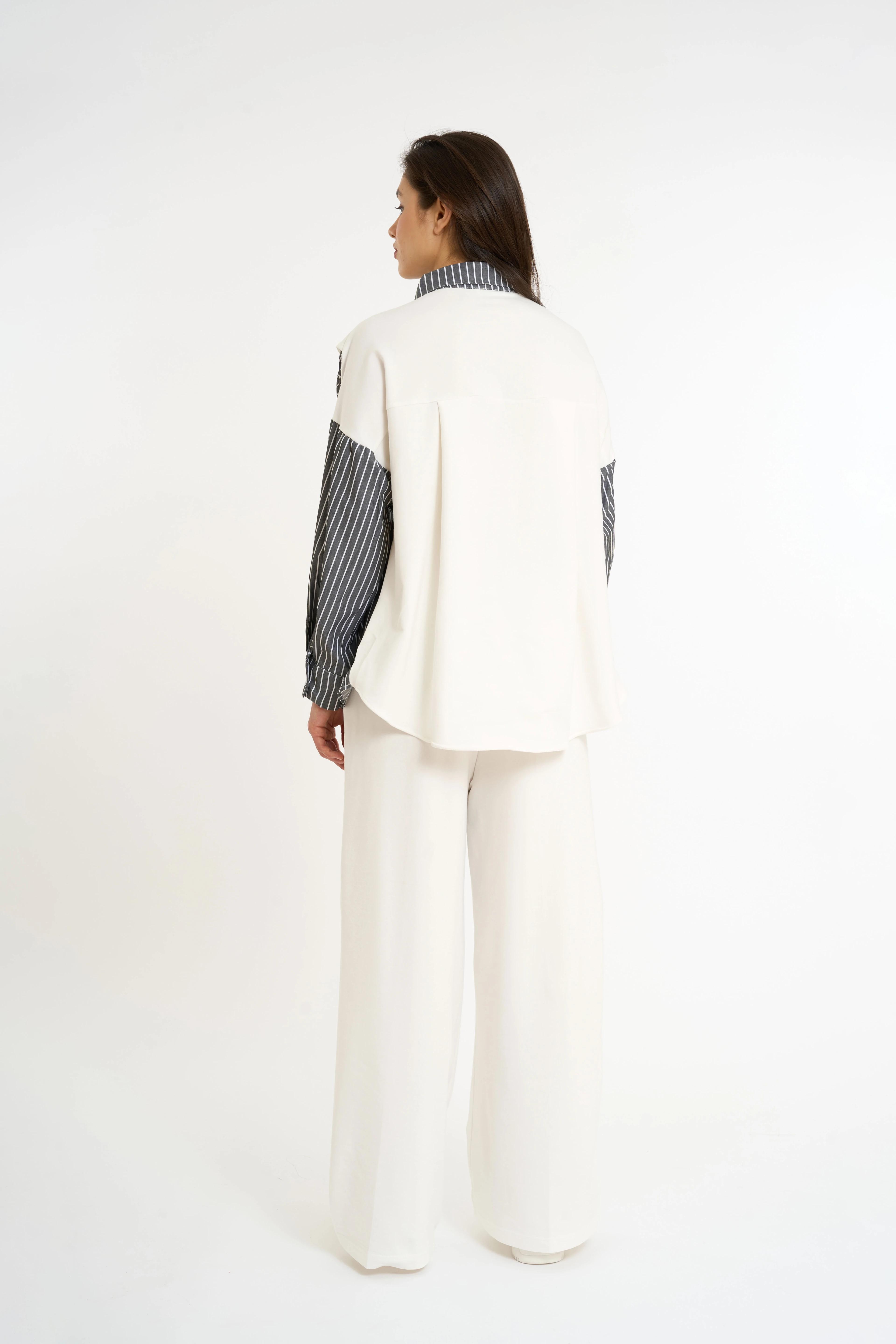 Hırka Detaylı Gömlek Alt-Üst Takım | 44-50