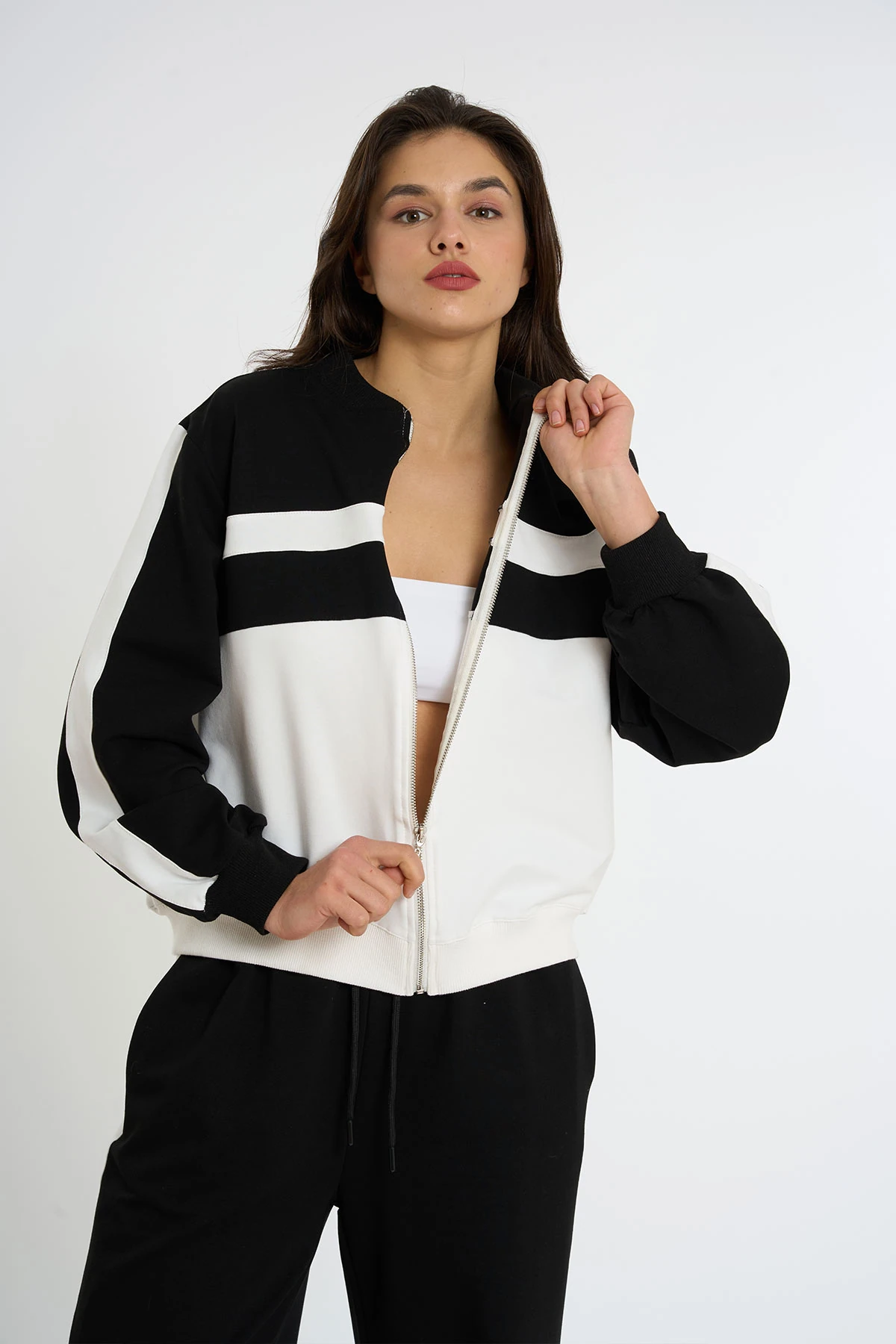 Fermuarlı Sweatshirt | ü3246