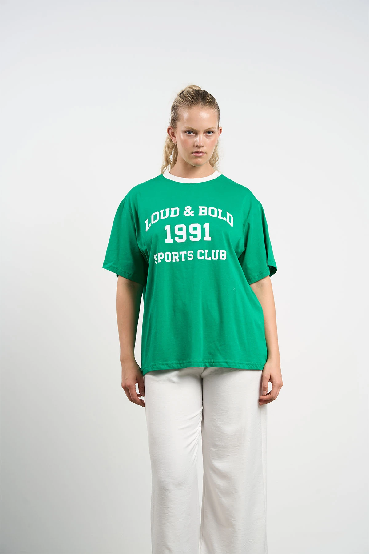 Baskılı T-shirt 36-42 - GRN