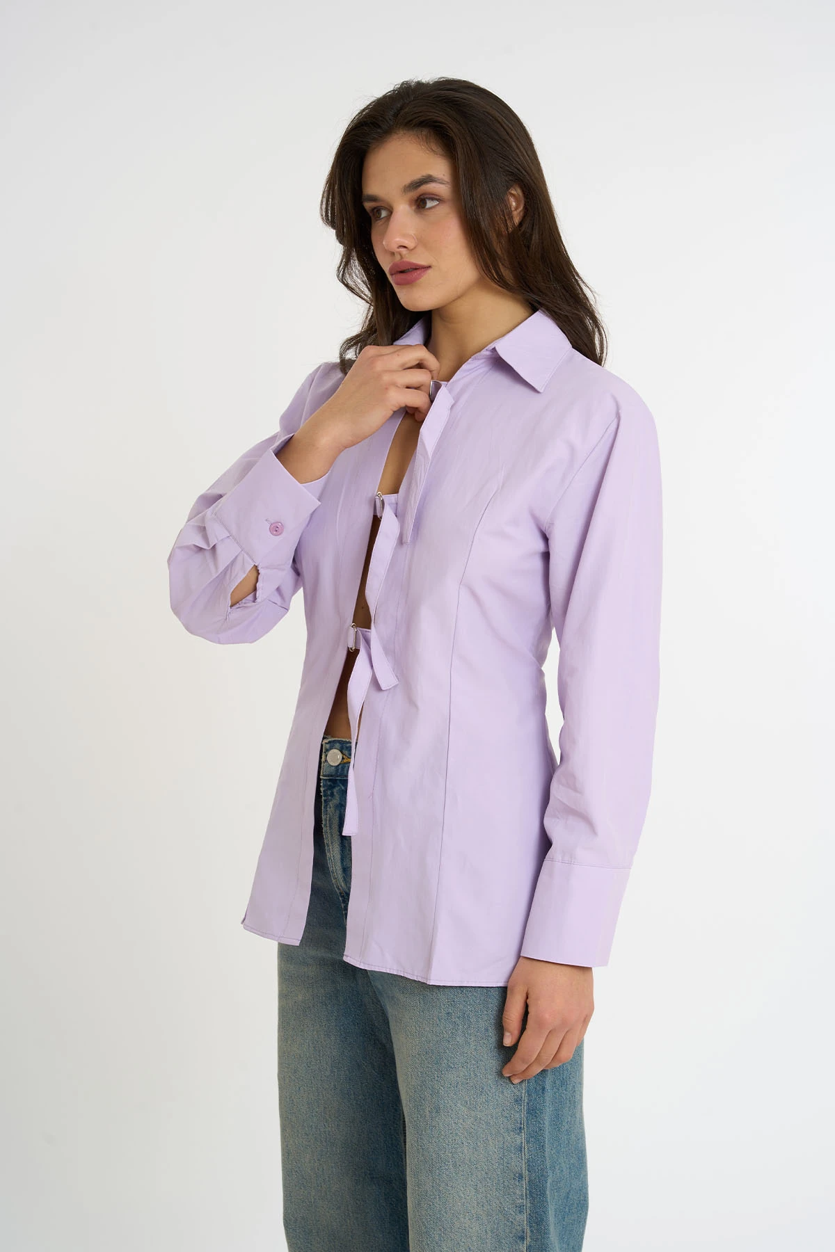 Kemer Kapatmalı Gömlek | 44-50