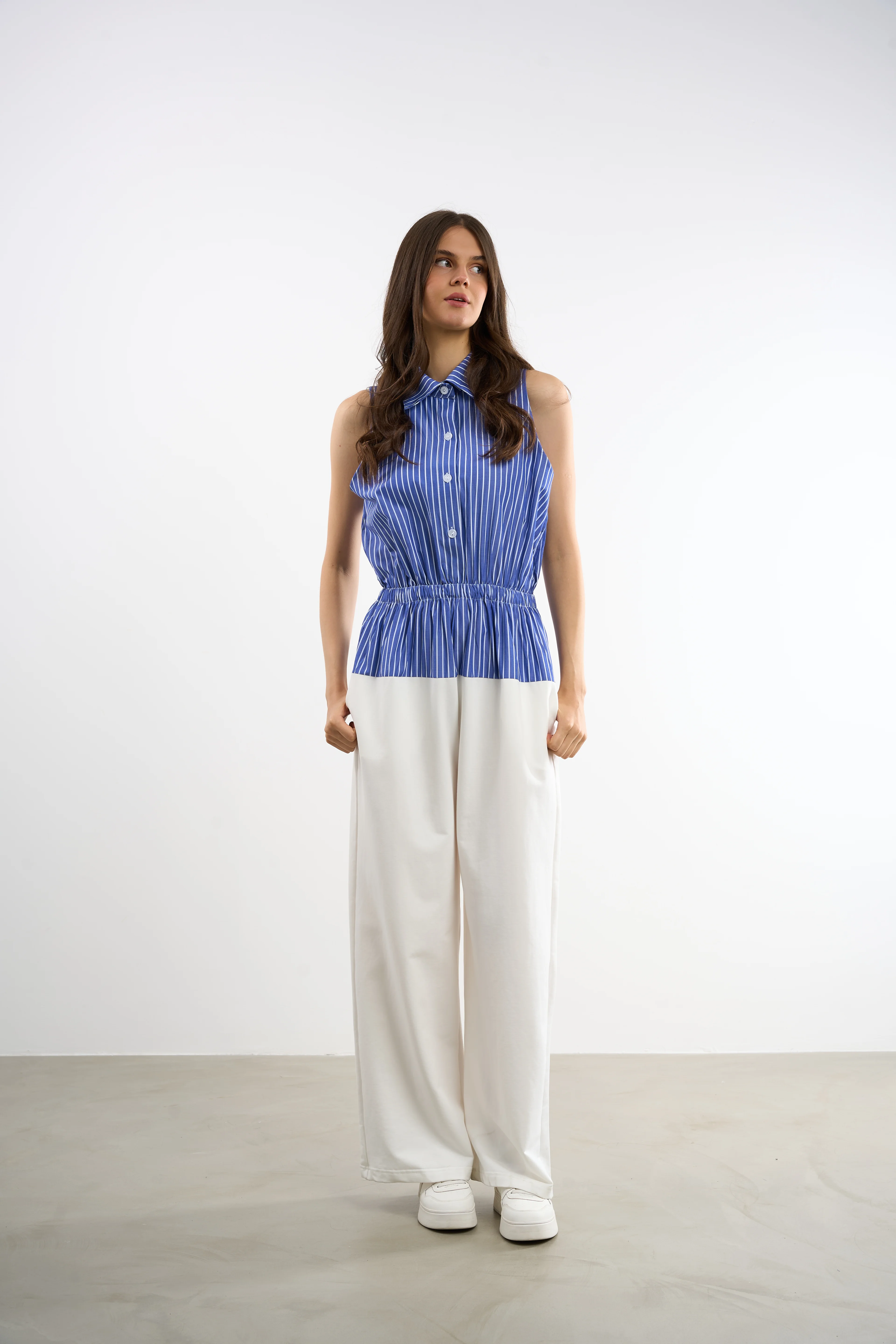 Gömlek Detaylı Tasarım Tulum | 44-50 | 25243 - ÇNA