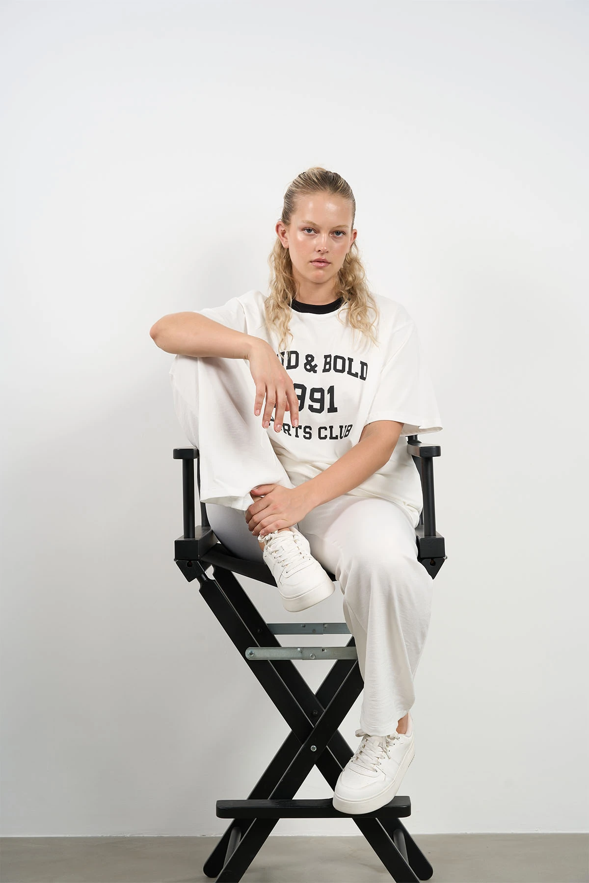 Baskılı T-shirt 36-42 - WHT