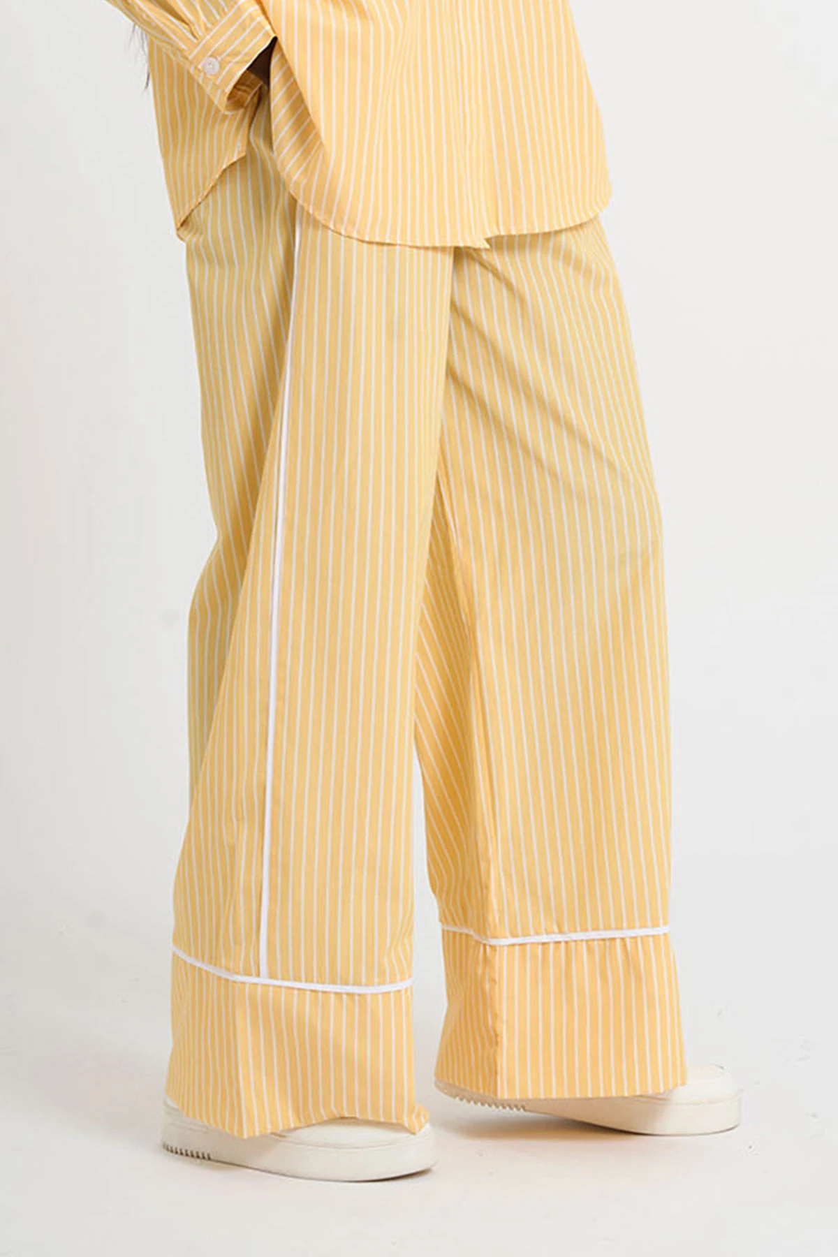 Çizgili Biyeli Pantolon | p25136