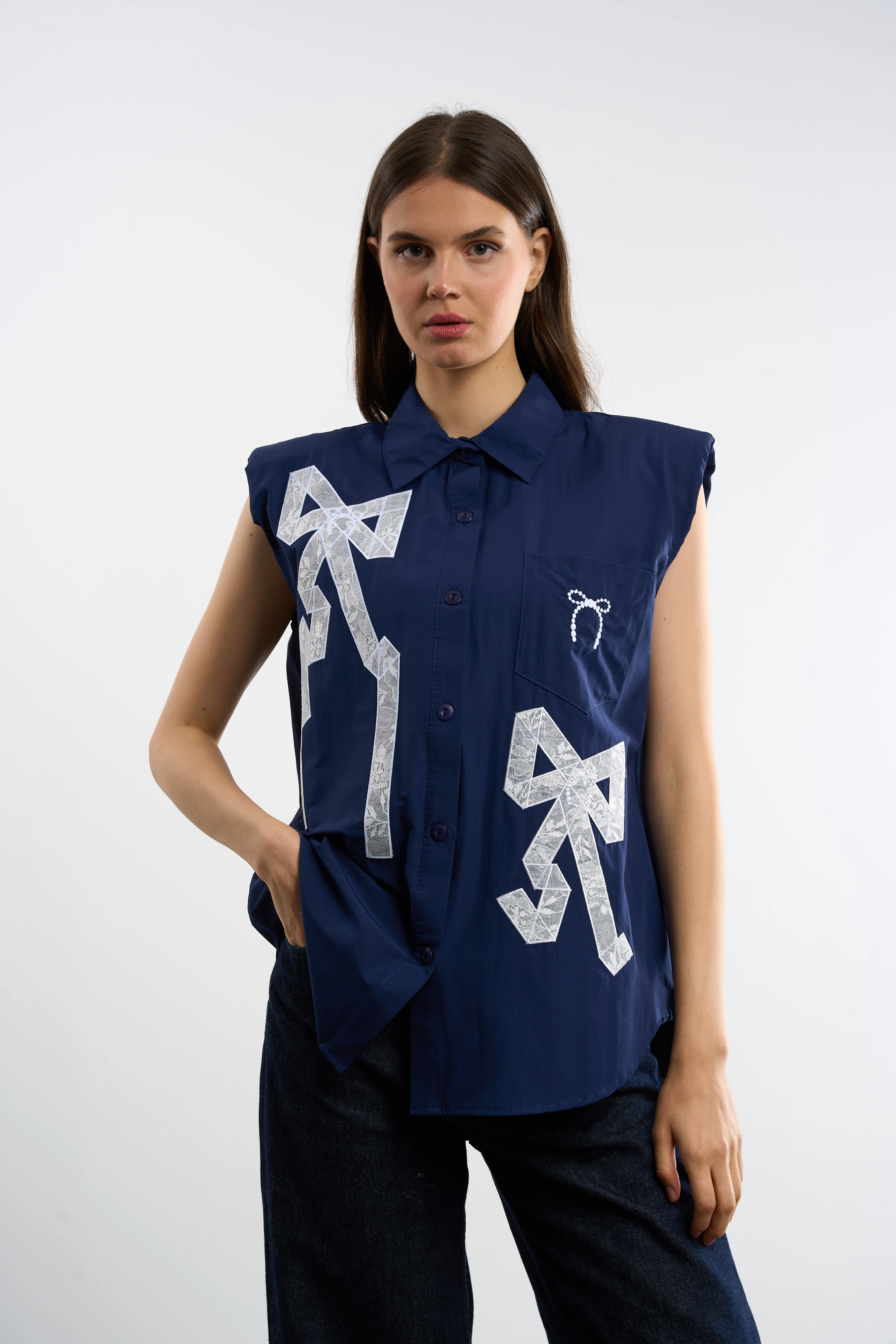 Fiyonk Baskılı Vatkalı Gömlek - NBL