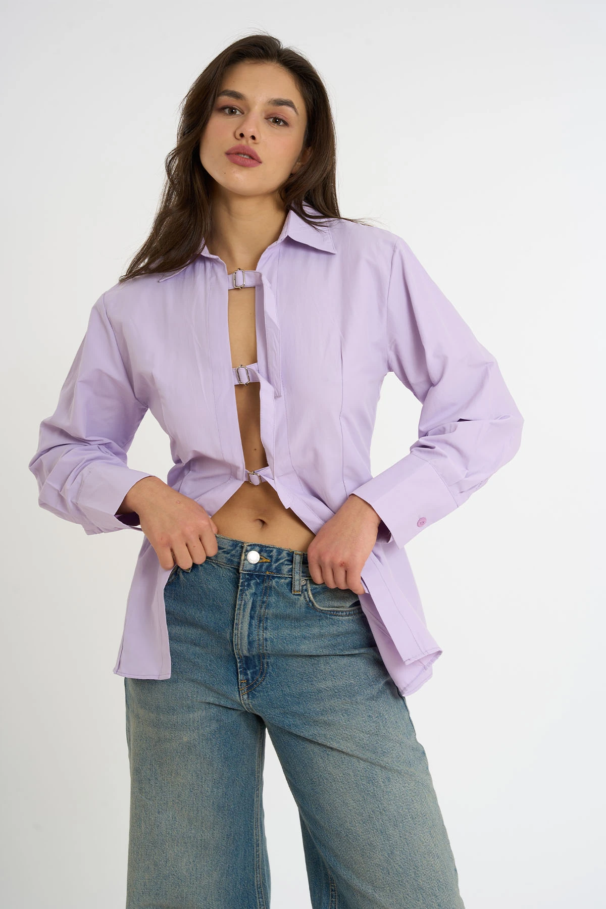 Kemer Kapatmalı Gömlek | 44-50