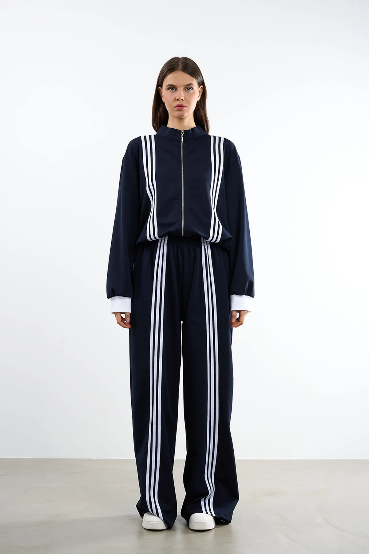 Şeritli Alt Üst Eşofman Takımı | 25260 | 36-50 - NBL