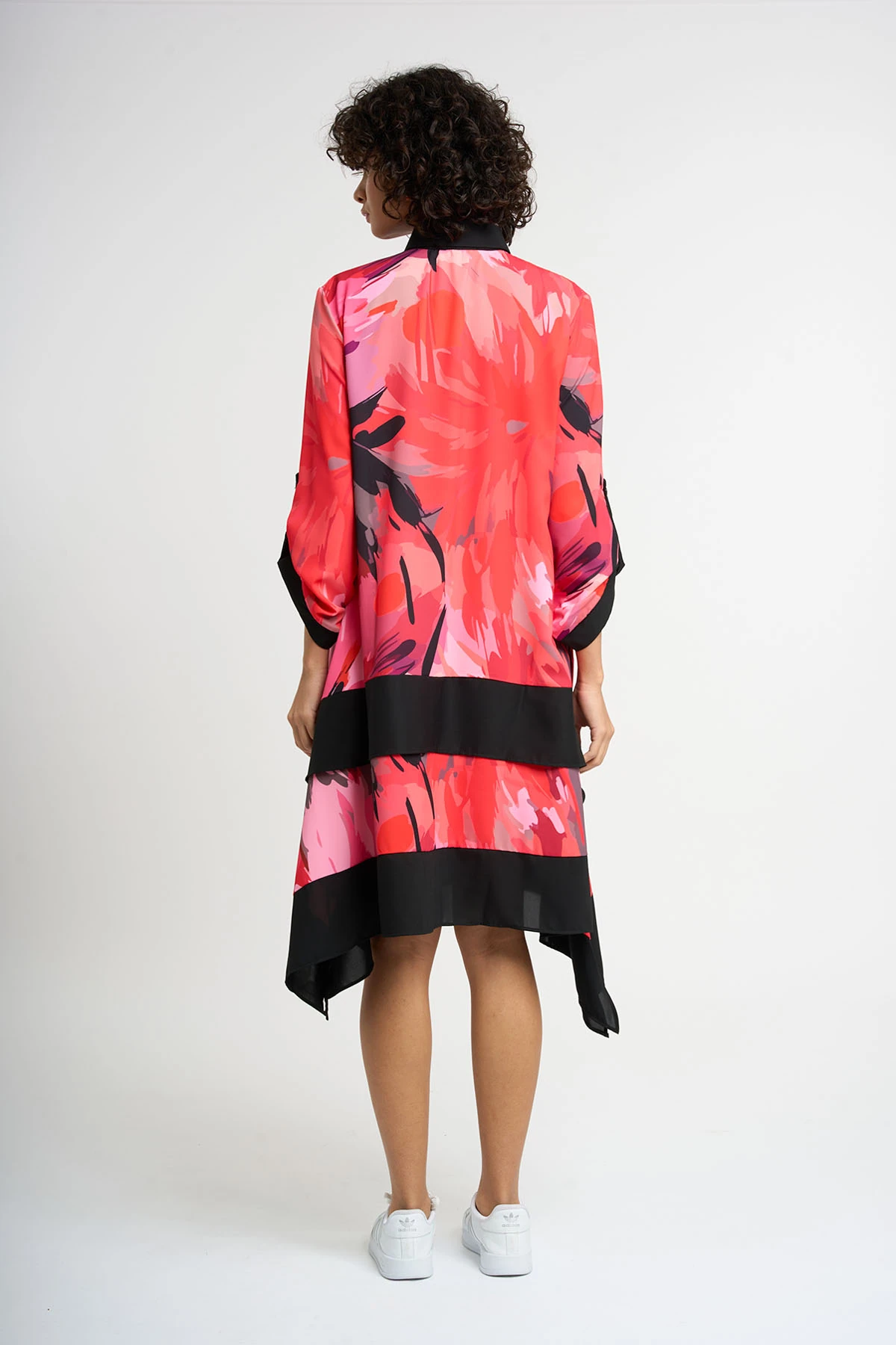 Asimetrik Kesim Elbise | 44-50