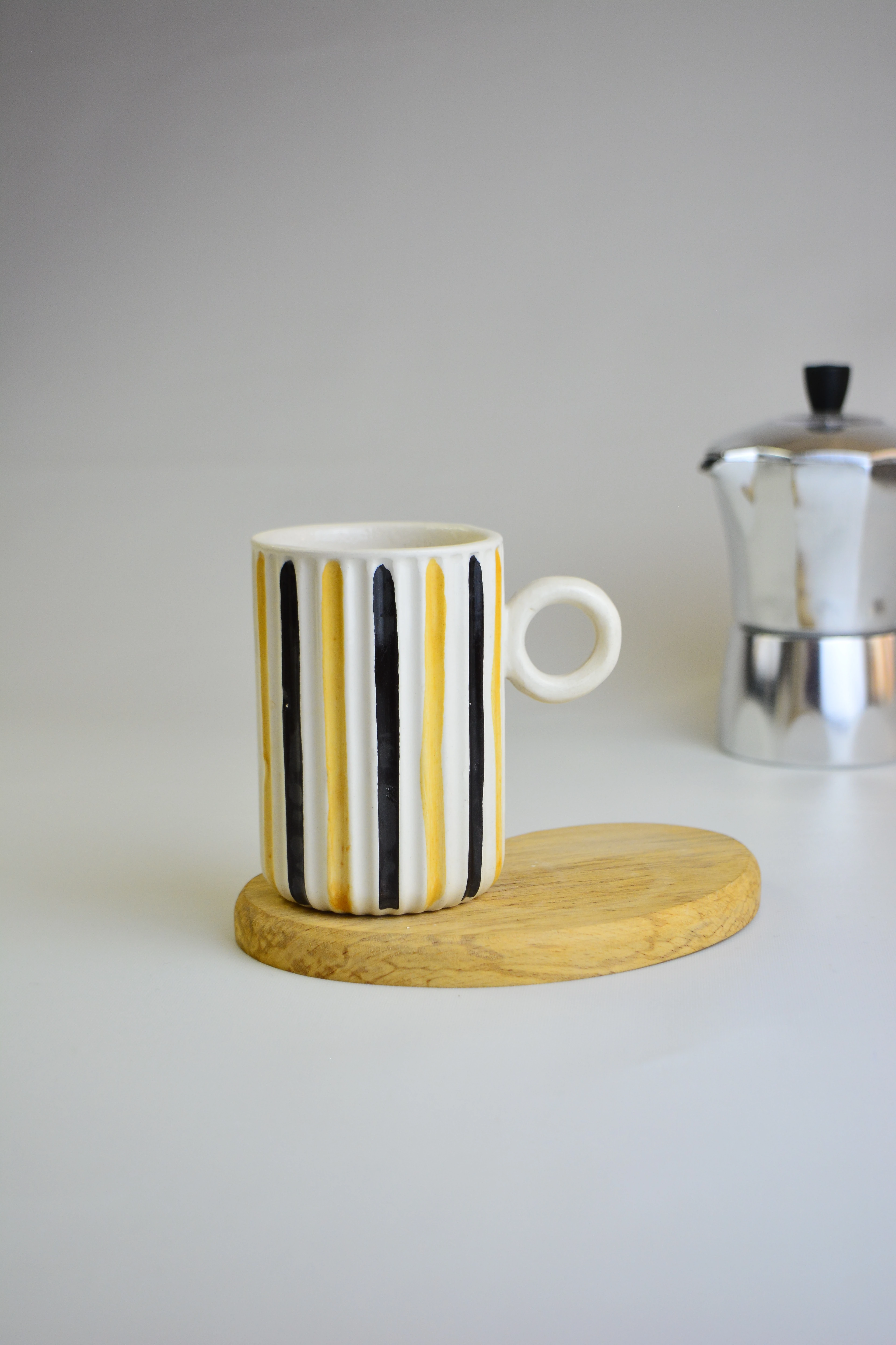 El Yapımı Seramik Kupa Aesthetic