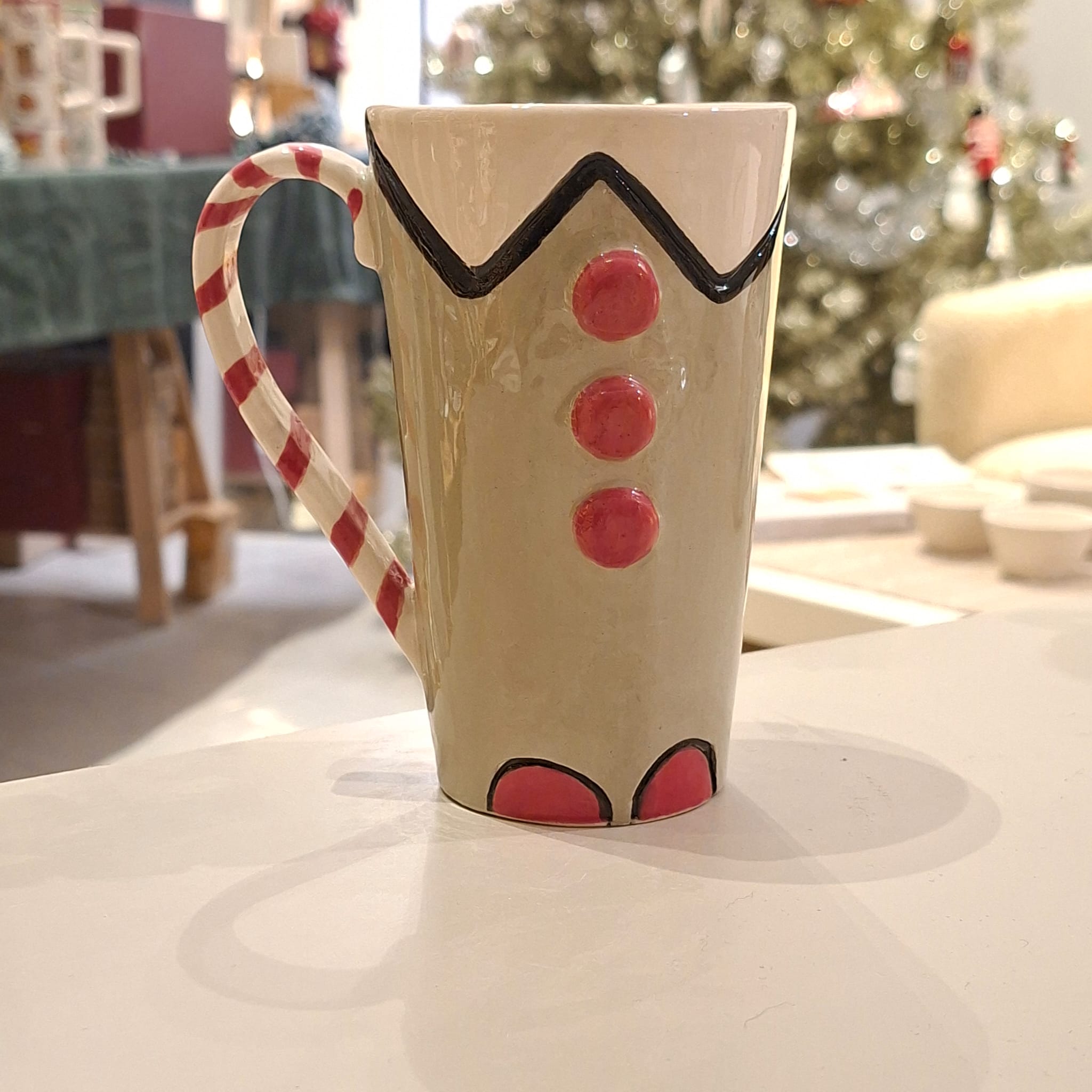 El Yapımı Seramik Kostüm Kupa