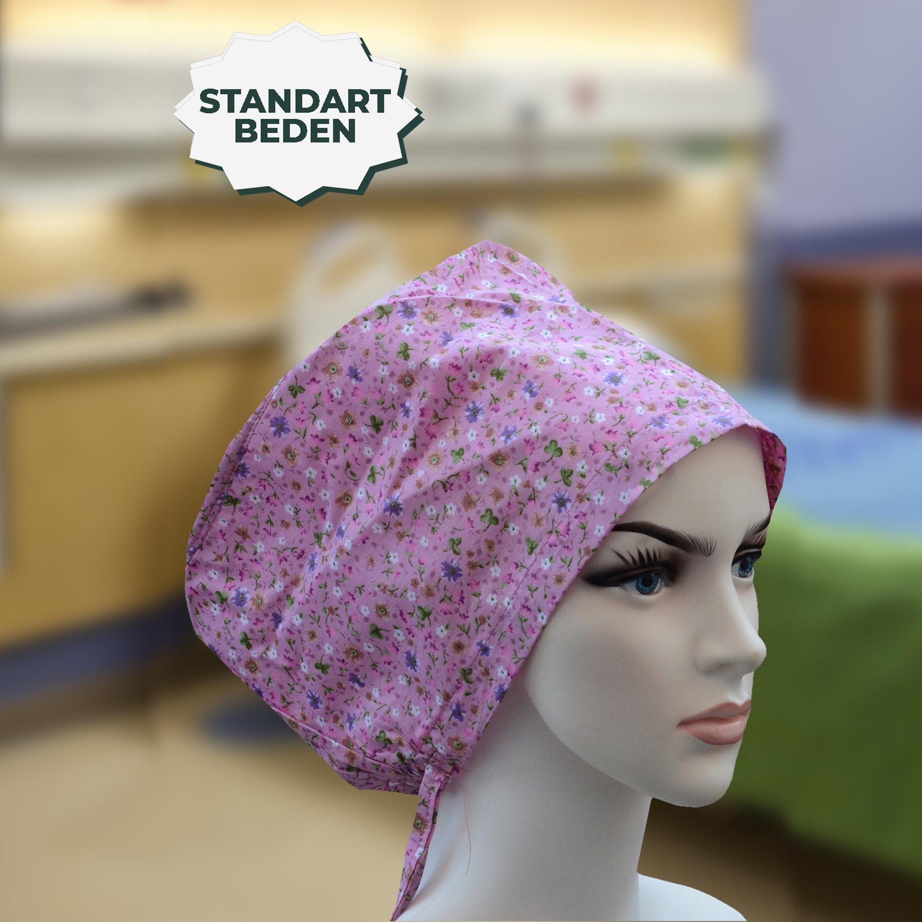 Standart Bone | Pembe Karışık Renkli | Doktor, Hemşire, Aşçı ve Anne Kullanımı