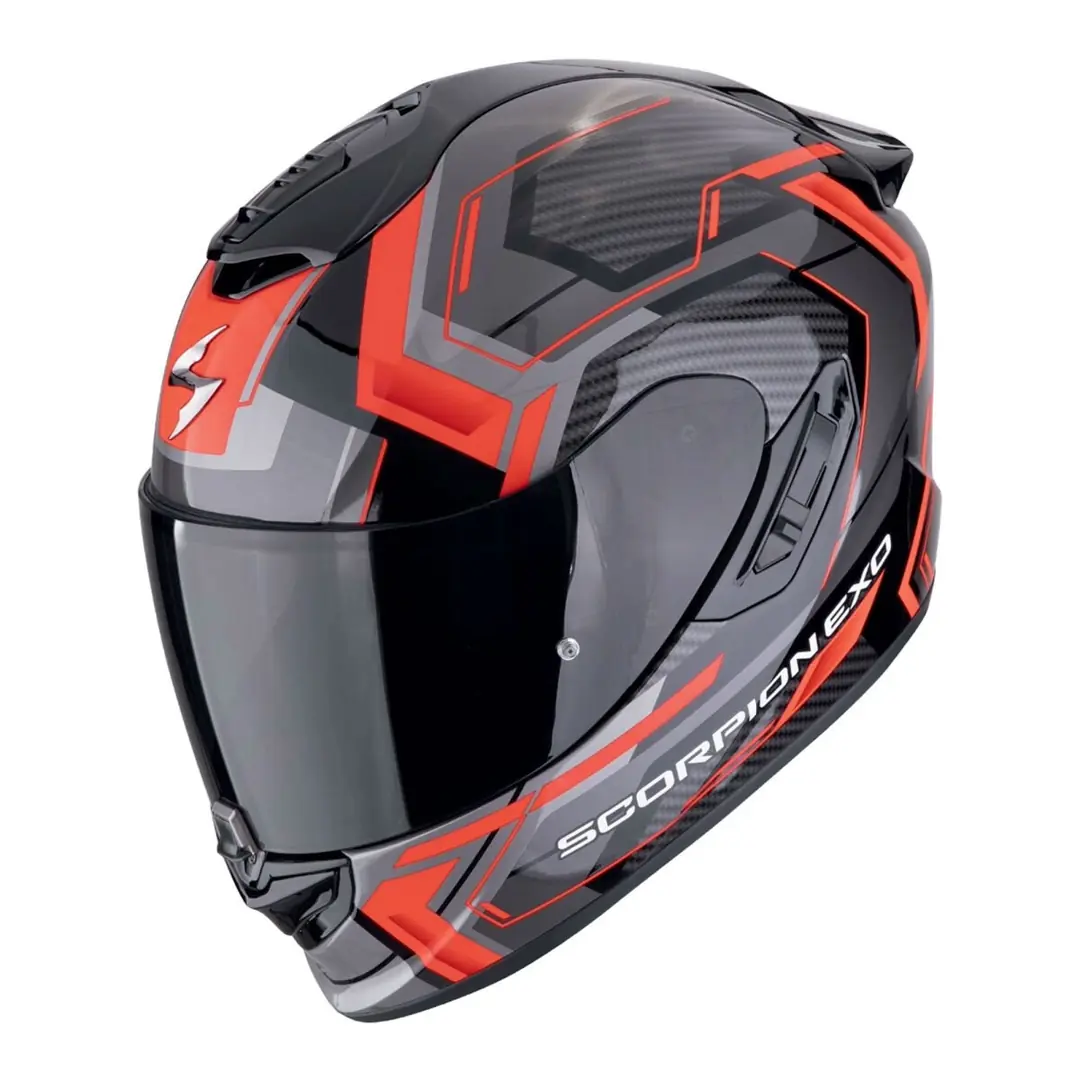 Scorpion EXO 1400 Evo II Air Linart Kapalı Motosiklet Kaskı Siyah