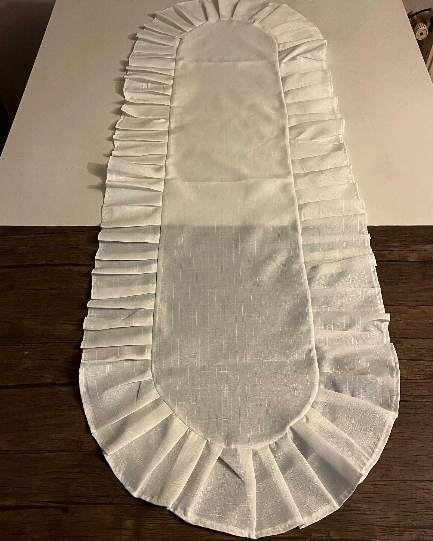 Keten Düz Runner Set