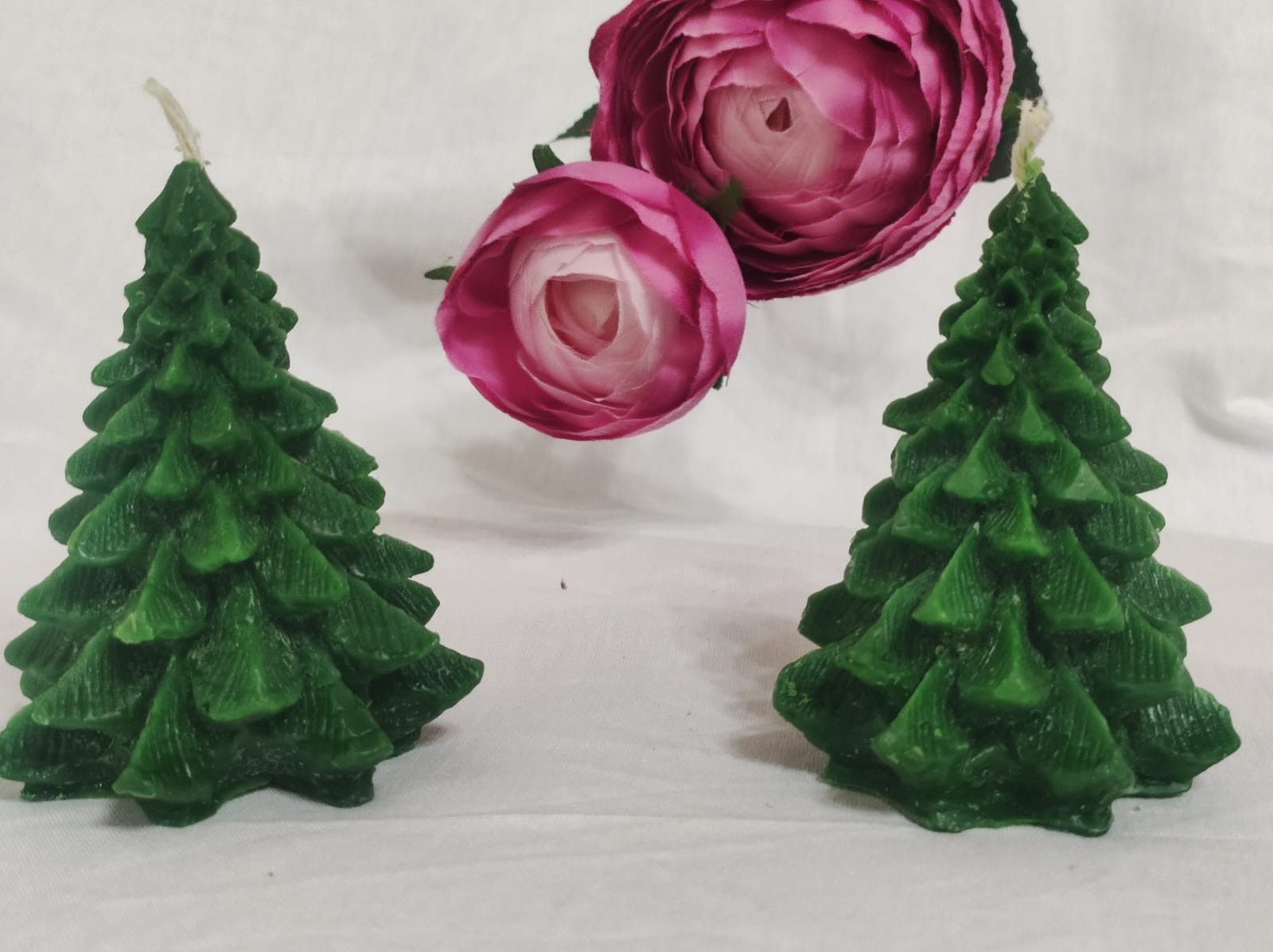 Yıl başı Özel Seri 2li Çam Ağacı Mum. 8cm | Christmas, Pine Tree 8cm. MNTS06