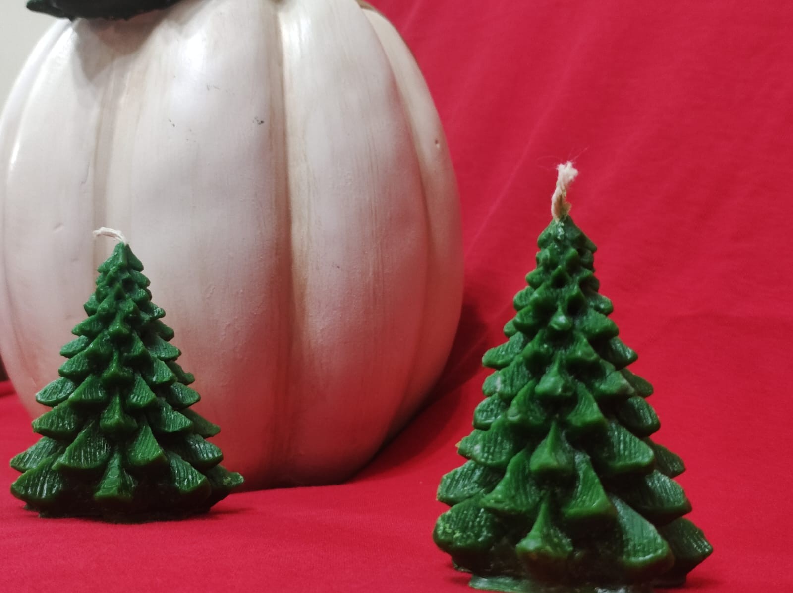 Yıl başı Özel Seri 2li Çam Ağacı Mum. 8cm | Christmas, Pine Tree 8cm. MNTS06