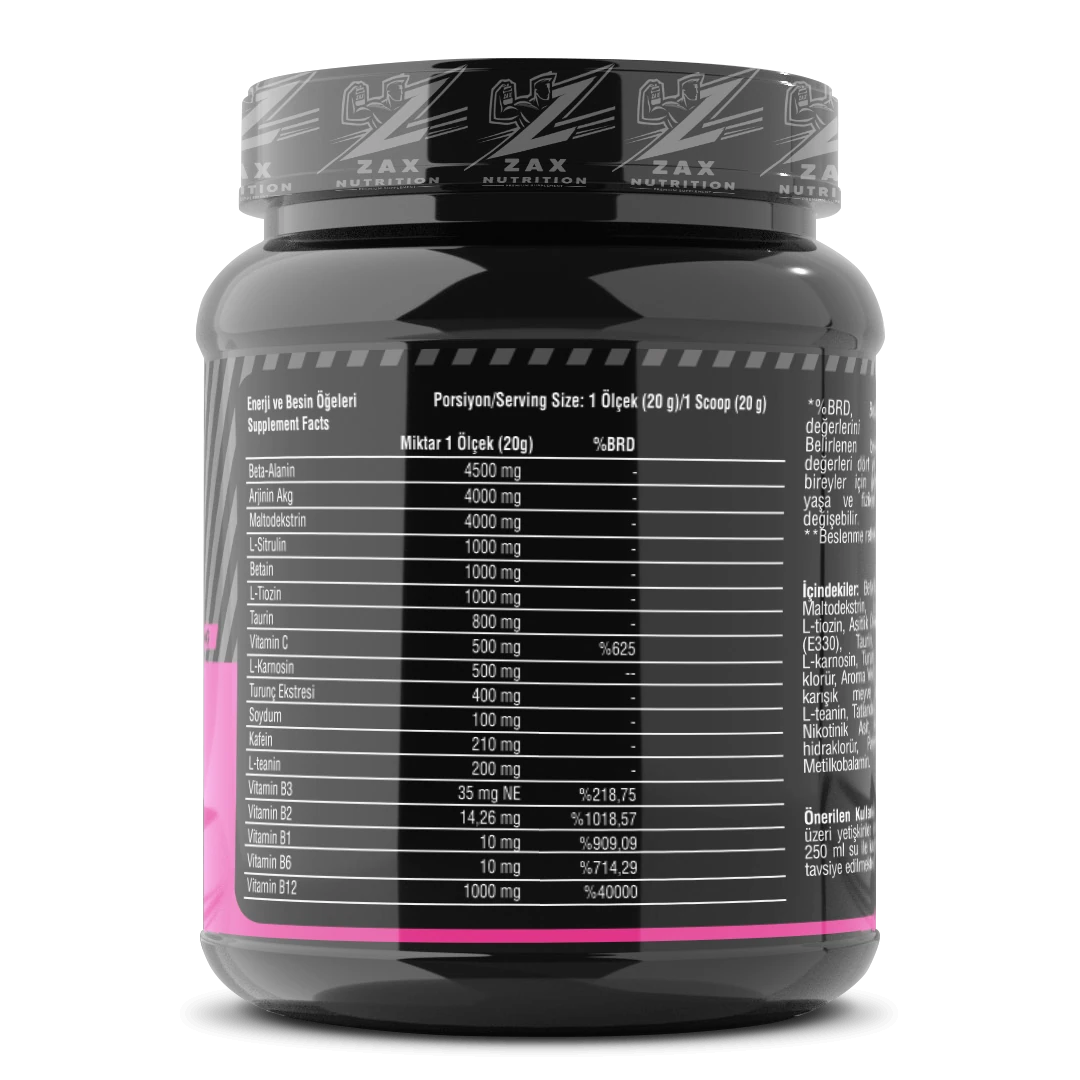 PRE-WORKOUT - ORANGE