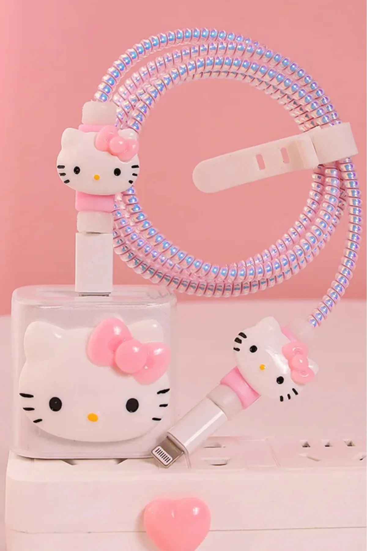 Hello Kitty Silikon Sarj Aleti Koruyucu