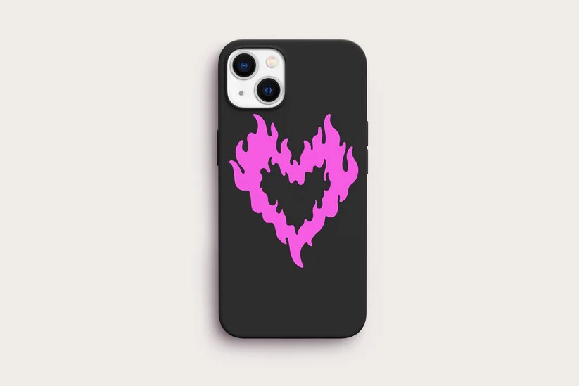 Pink Heart Telefon Kılıfı